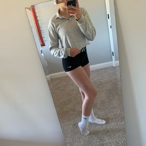 Cropped sweater tee from Garage